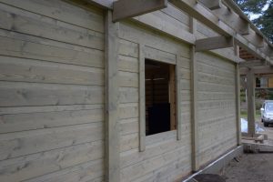 guļbūves konstrukcija