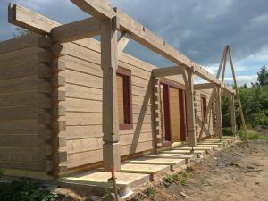 guļbūves stāva konstrukcija