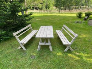 garden table benches