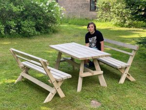 dārza mēbeles komplekts