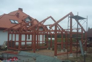 solid timber frame