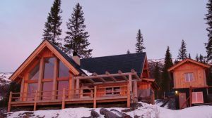 Timber frame house Sweden