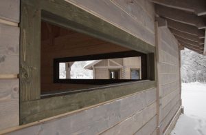 Guļbūves loga rāmis